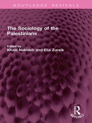 cover image of The Sociology of the Palestinians